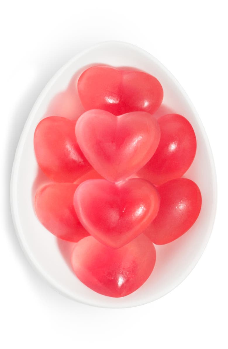 sugarfina Strawberry Hearts Set of 4 Candy Cubes, Alternate, color,