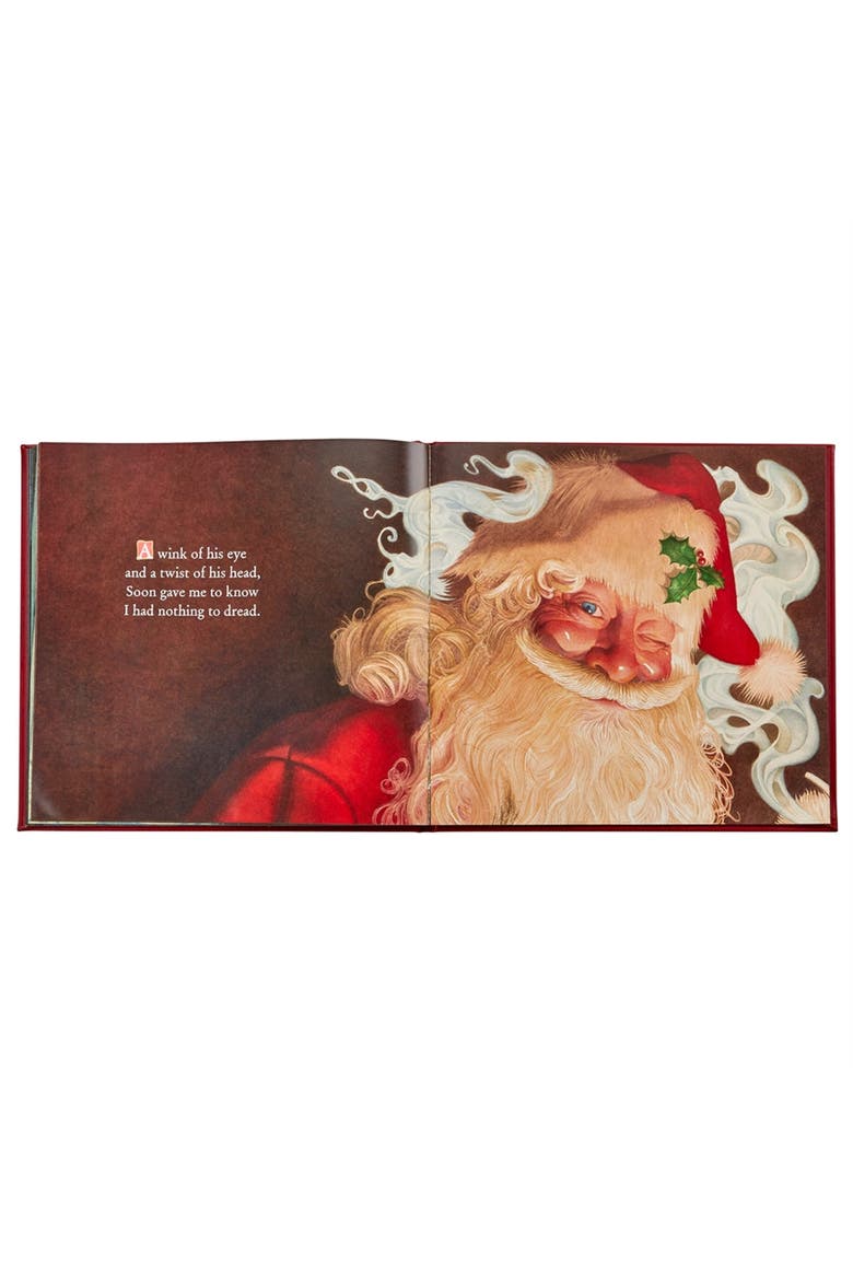 The Night Before Christmas Leather Edition, Alternate, color, Red