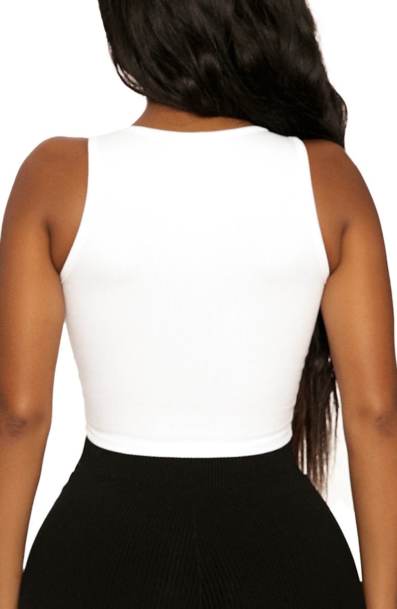 Naked Wardrobe Ribbed Tank, Alternate, color,