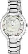GEVRIL Lugano Swiss Diamond Watch, 35mm - 0.1ct.