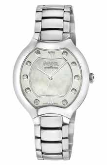 GEVRIL Lugano Swiss Diamond Watch, 35mm - 0.1ct.