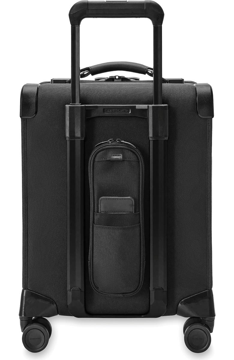 Briggs & Riley Baseline Compact Spinner Carry-On, Alternate, color, Black