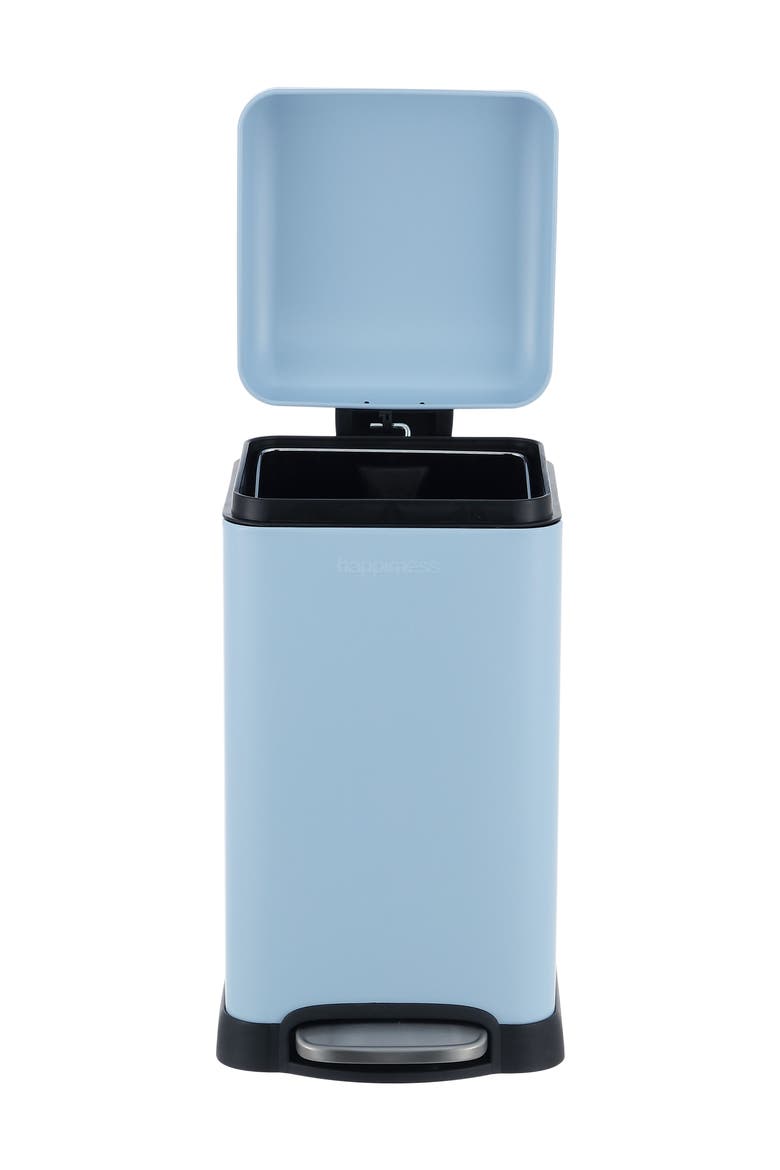 Betty Retro Mini 3.2-Gallon Step-Open Trash Can, Alternate, color, Tide Pool Blue