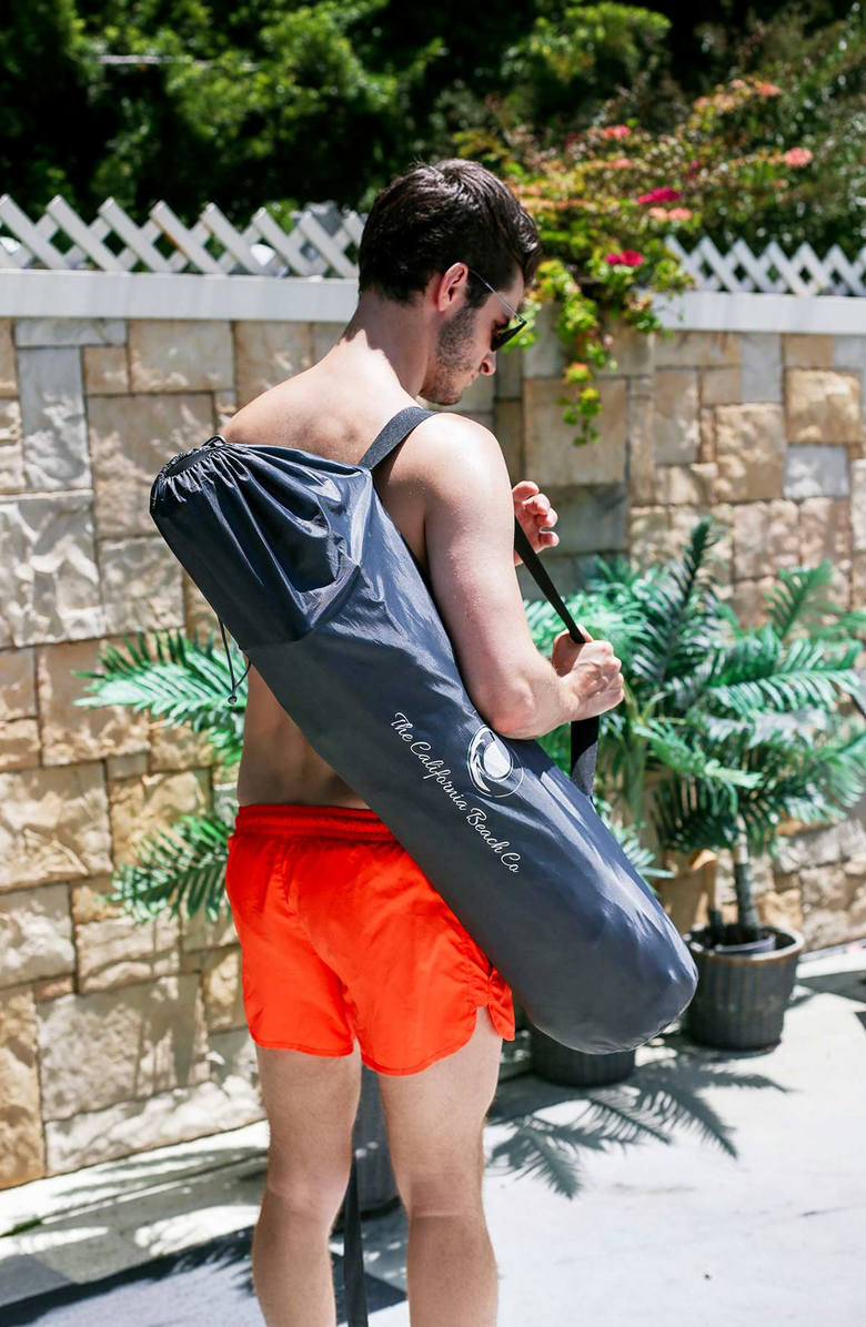 The California Beach Company Pop N Go Carry Bag, Alternate, color, Charcoal Grey