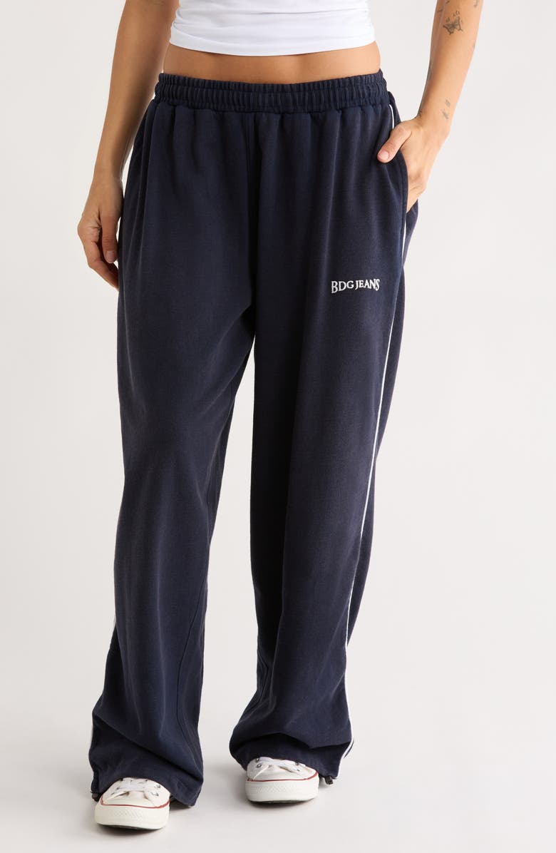 BDG Urban Outfitters Piped Baggy Joggers, Main, color, Navy