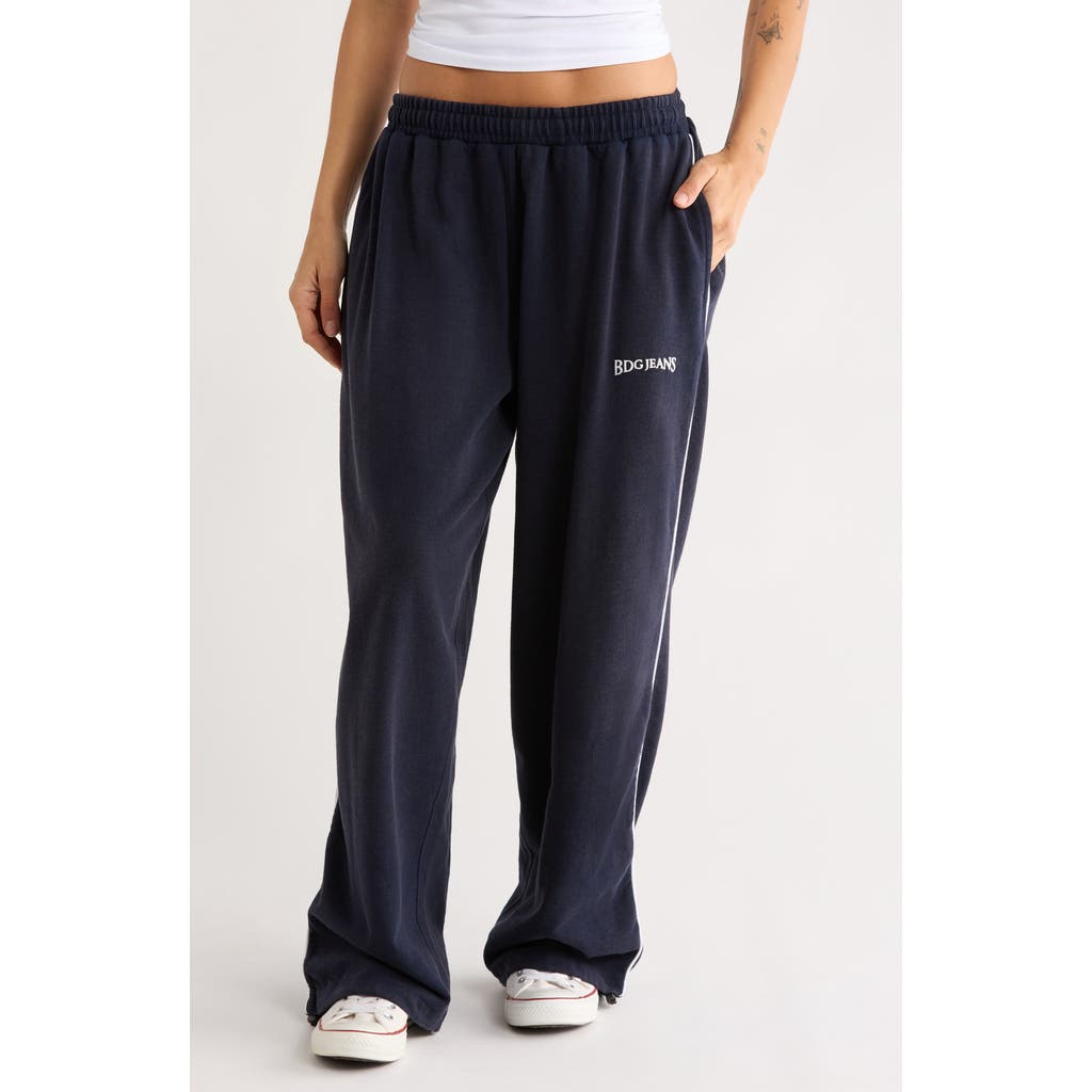 Bdg Urban Outfitters Piped Baggy Joggers In Blue