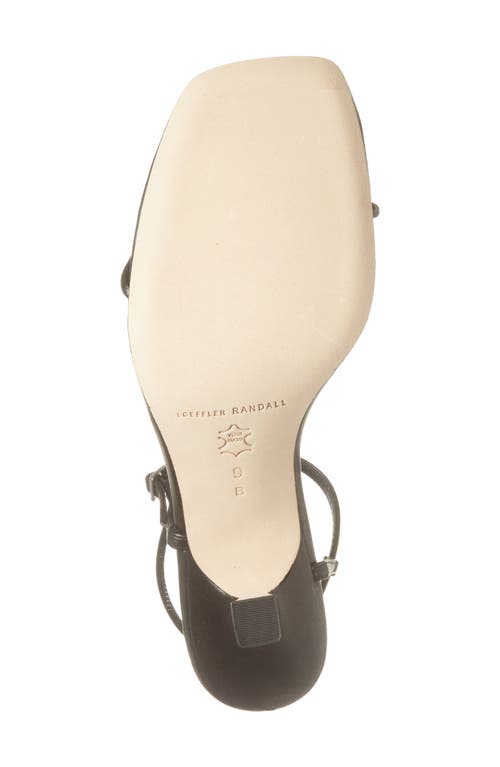 Loeffler Randall Triana Embellished Leather Sandals In Black