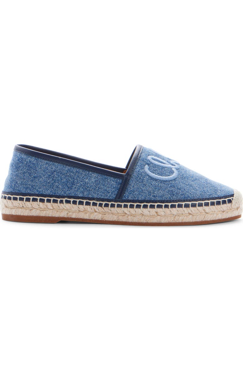 Chloé Isla Denim Espadrille, Alternate, color, Denim