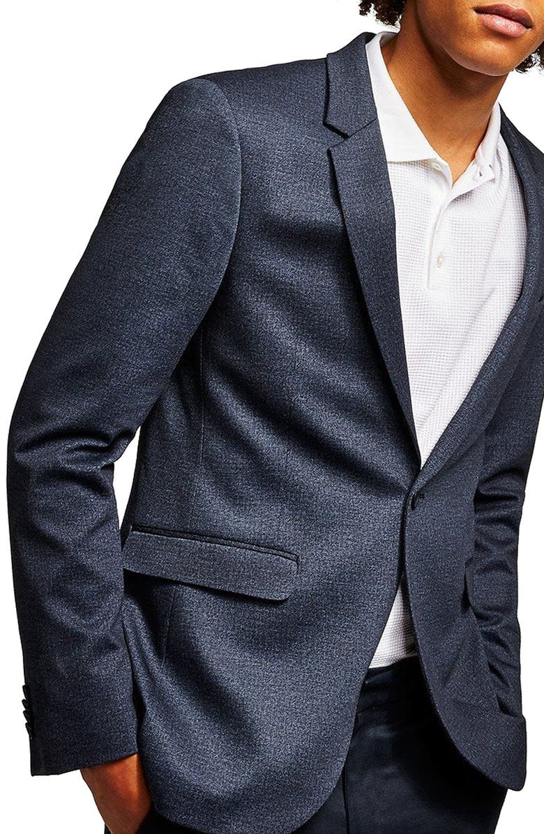 Topman Classic Fit Sport Coat, Main, color, 