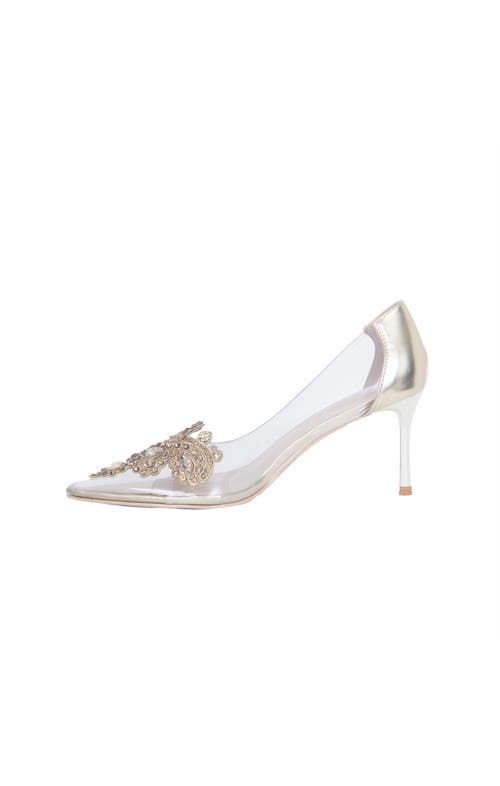 Lauren Lorraine Jamie Pump In Gold