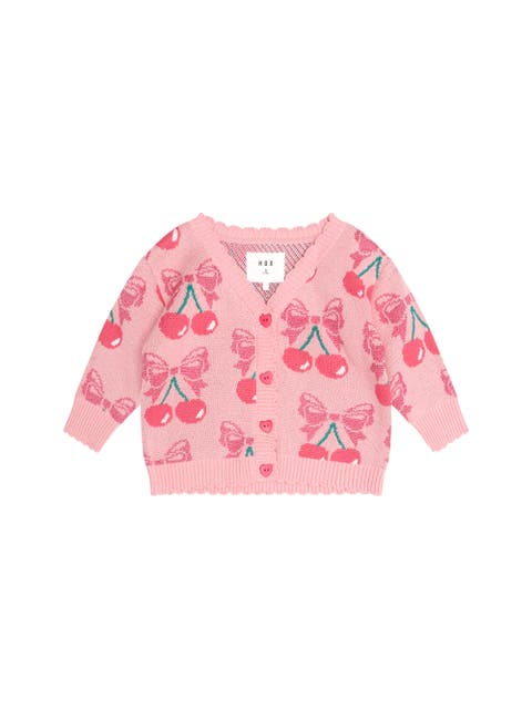 Cherry Bow Cardi