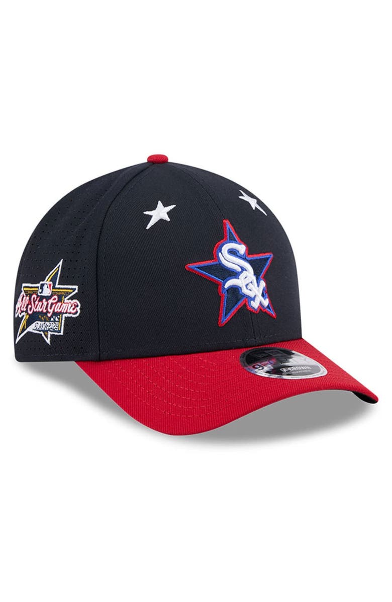 New Era Men's New Era Navy/Red Chicago White Sox 2025 MLB All-Star Game Workout 9FORTY M-Crown Adjustable Hat, Main, color, Navy