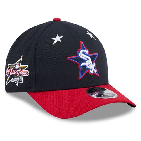 Men's New Era Navy/Red  Chicago White Sox 2025 MLB All-Star Game Workout 9FORTY M-Crown Adjustable Hat