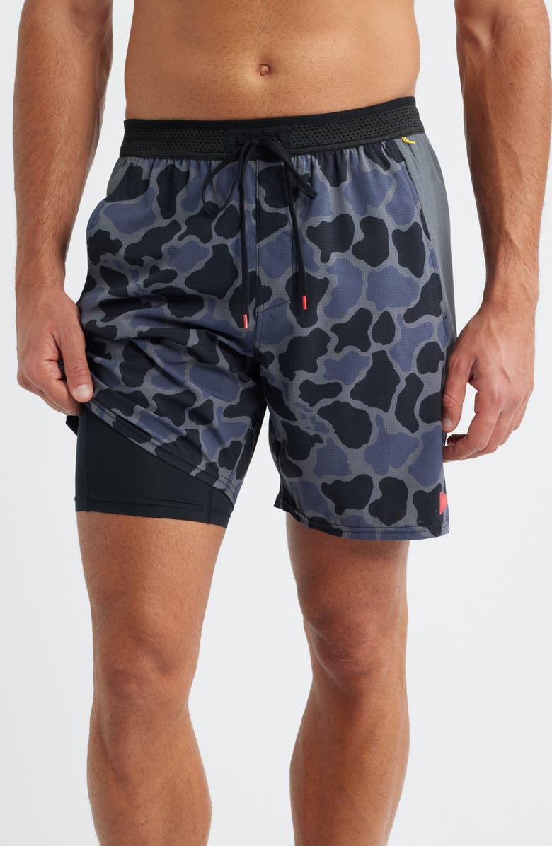 Florence Airtex 2-in-1 Utility Shorts, Alternate, color, Black Camo