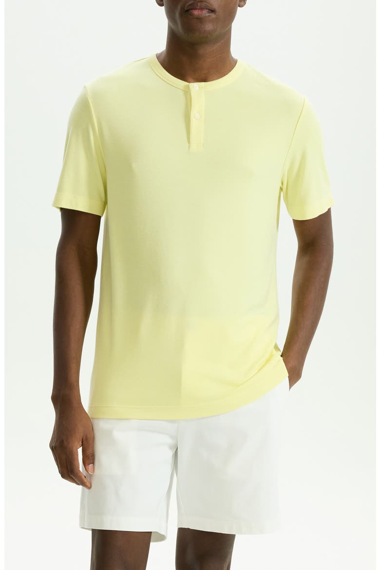 Gaskell Solid Henley, Main, color, CITRUS