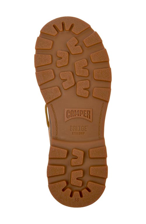Camper Brutus Lug Boat Shoe In Brown