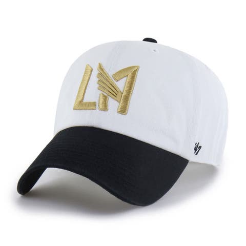 Men's '47  White LAFC Two-Tone Clean Up Adjustable Hat