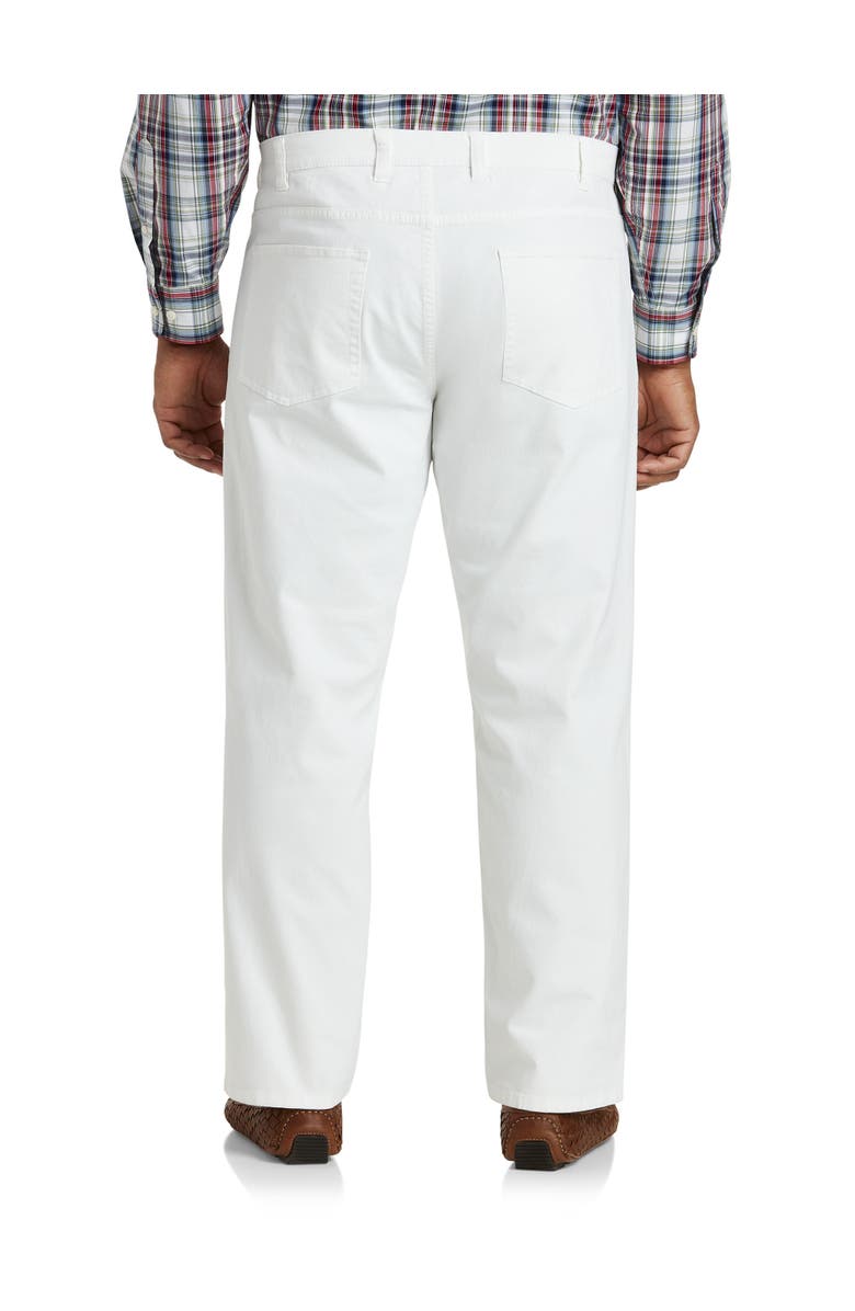 Oak Hill by DXL Straight-Fit 5-Pocket Pants, Alternate, color, White
