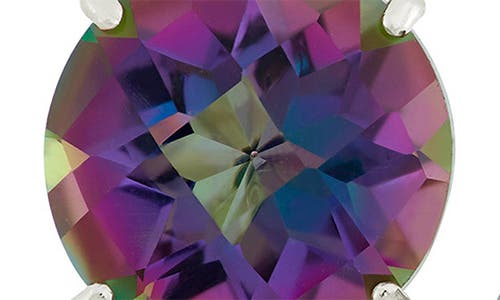 Fzn 10k Gold Solitaire Stud Earrings In Multi