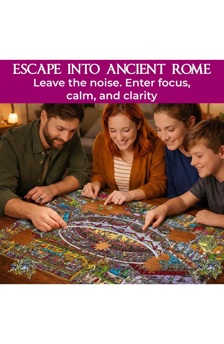 Quokka 1000-Piece Jigsaw Puzzle for Adults - Metropolis, Nosferatu & Roman Empire, Alternate, color, Roman Empire