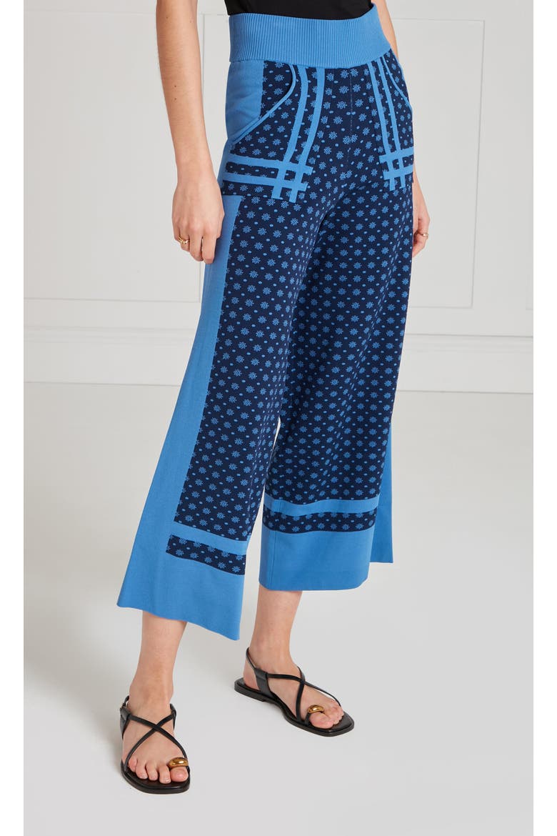 Ditzie Knit Trousers, Alternate, color, Twilight