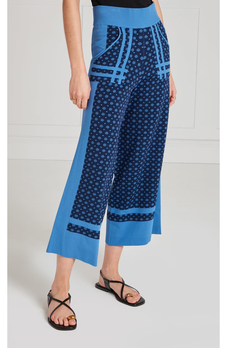 Temperley London Ditzie Knit Trousers, Alternate, color, Twilight