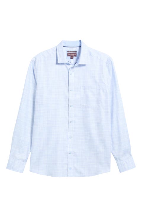 Ovation Non-Iron Cotton Button-Up Shirt