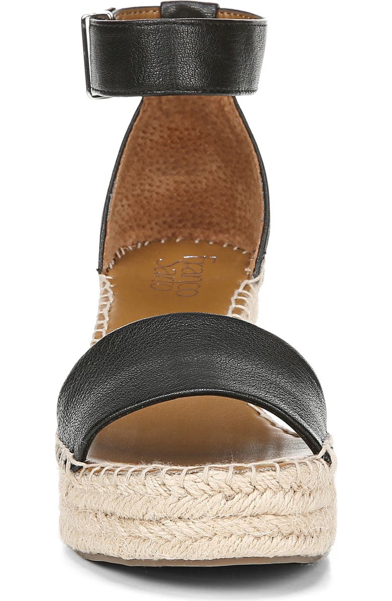 Franco Sarto Clemens Ankle Strap Platform Wedge Sandal, Alternate, color,