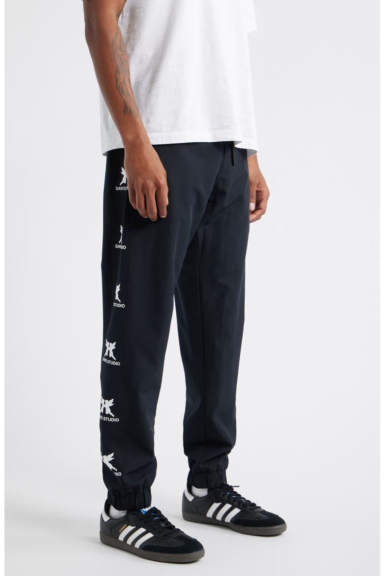 Tempo Faith Over Fear Tech Pants, Alternate, color, BLACK