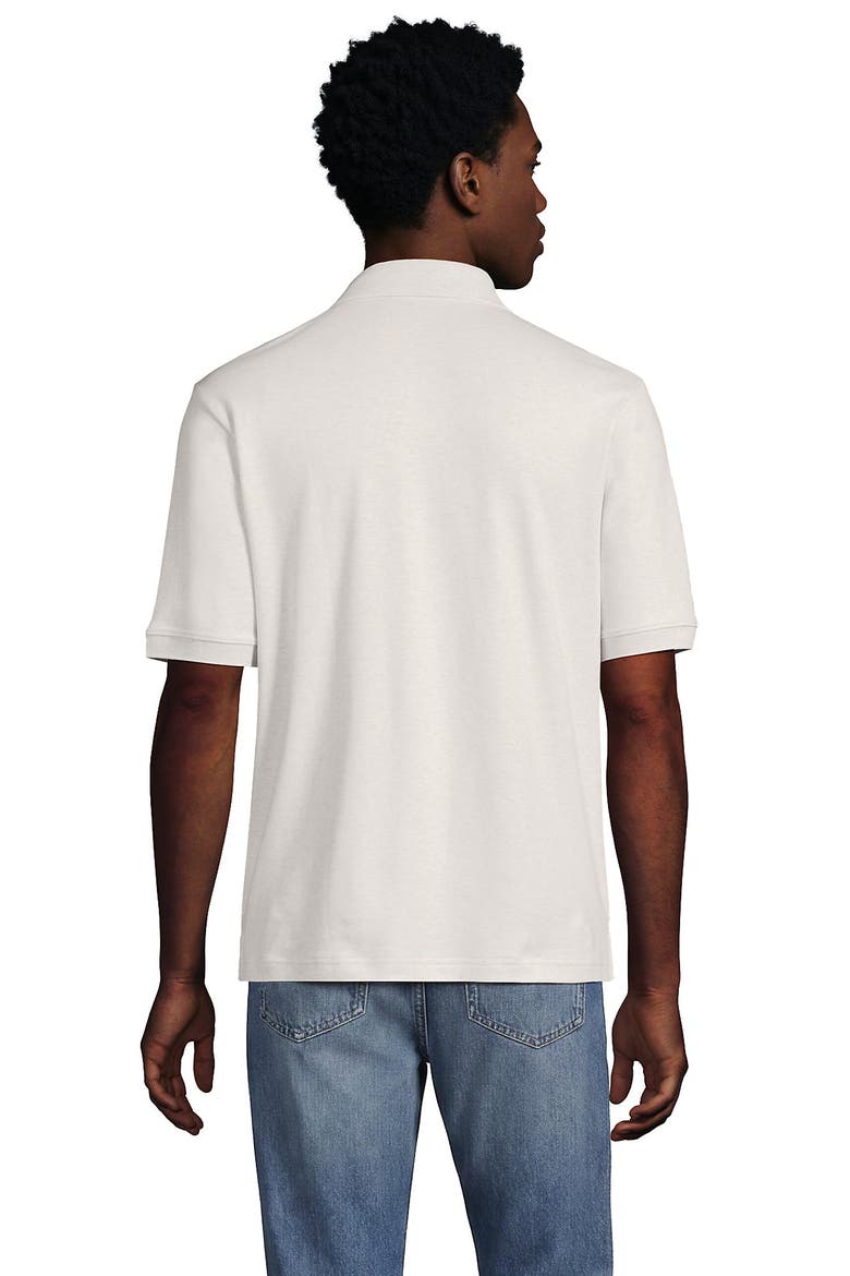 Short Sleeve Cotton Supima Polo Shirt, Alternate, color, Soft Canvas Heather