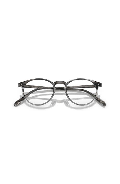 Oliver Peoples 45mm Phantos Optical Glasses In Gray