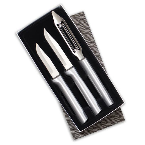 Radà Rada 3 Piece Kitchen Basics Knife Set With Gift Box In Silver