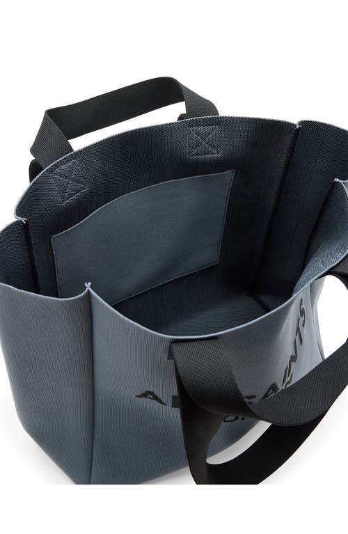 Allsaints Izzy Recycled Polyester Tote In Turbulence Gray