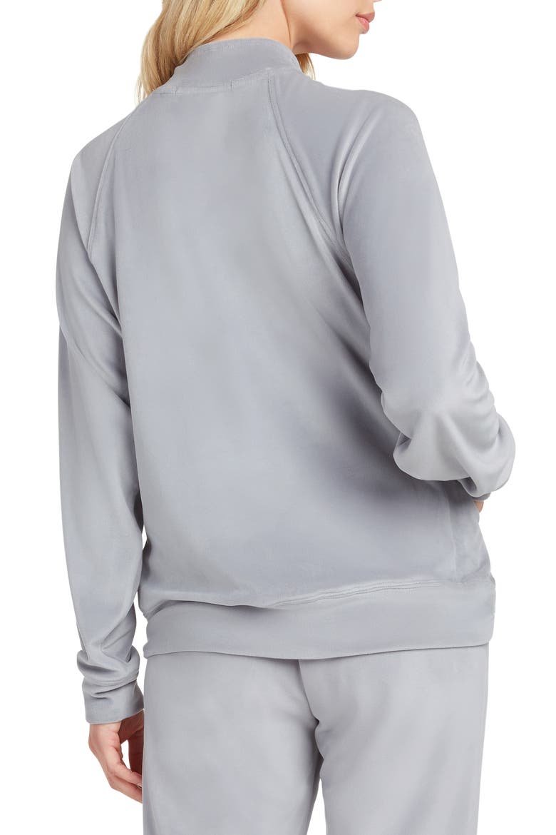 Raglan Sleeve Half Zip Pullover, Alternate, color, GREY