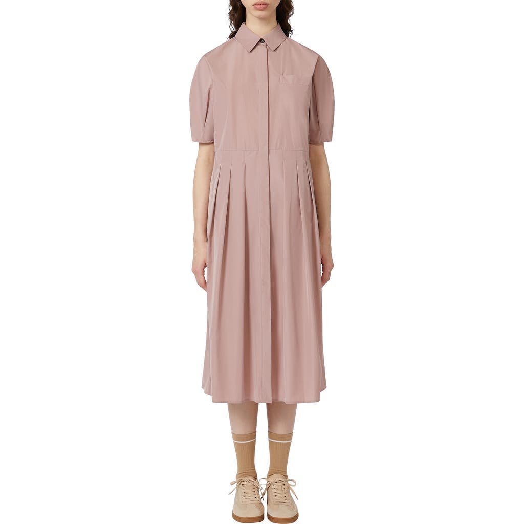 Weekend Max Mara Cadmio Midi Shirtdress In Pink