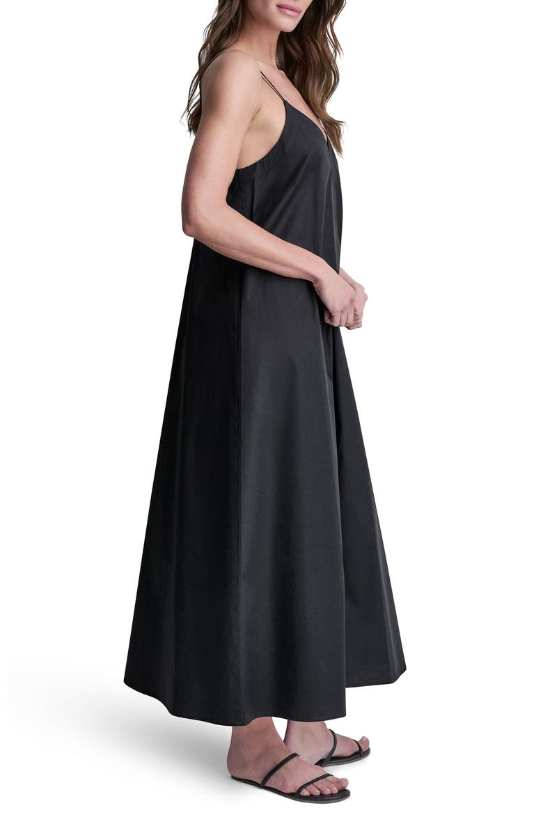 V-Neck Sleeveless Maxi Dress, Alternate, color, BLACK