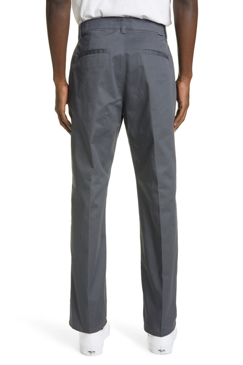 Men's Club Flat Front Pants, Alternate, color, CHARCOAL