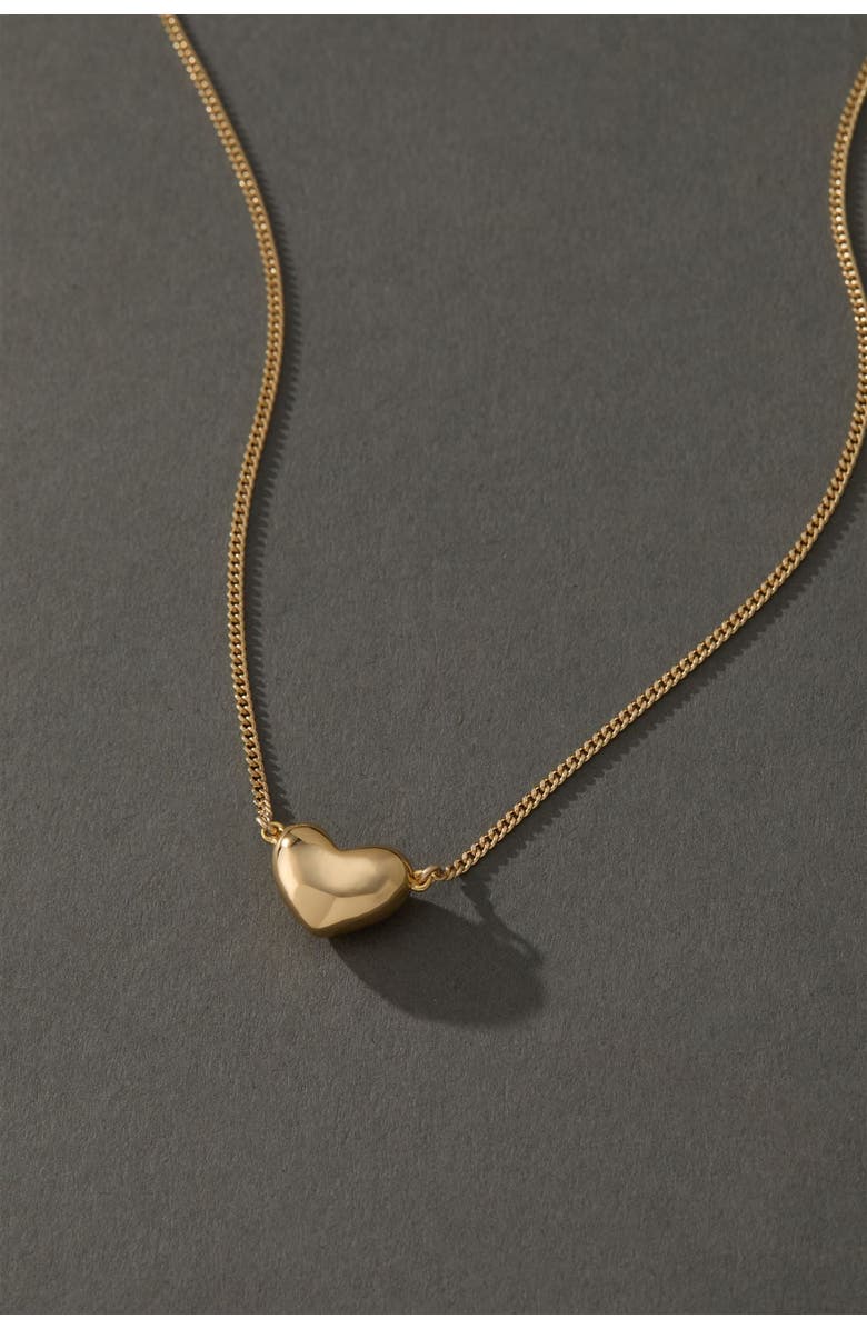Set & Stones Mila Heart Necklace, Alternate, color, Gold