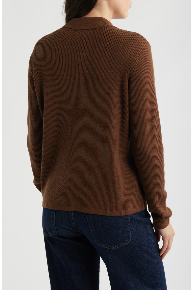Wool Cardigan, Alternate, color, MAHOGANY