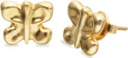 UNODE50 Butterfly Earrings in Gold-Tone
