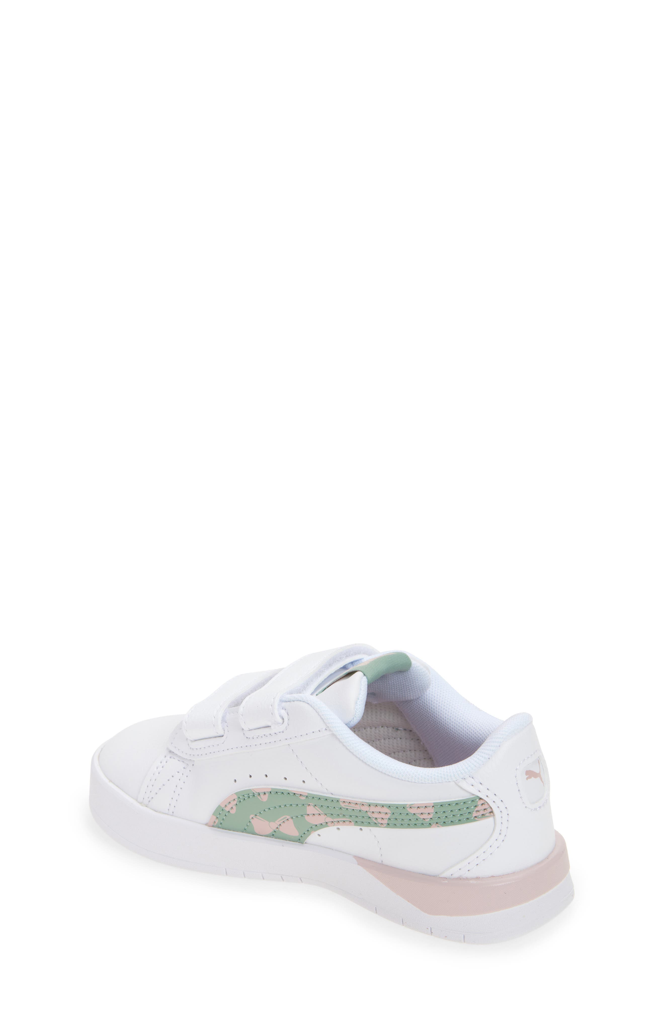 PUMA Kids' Jada Classic Sneaker, Alternate, color, Puma White/ Light Moss/ Mauve