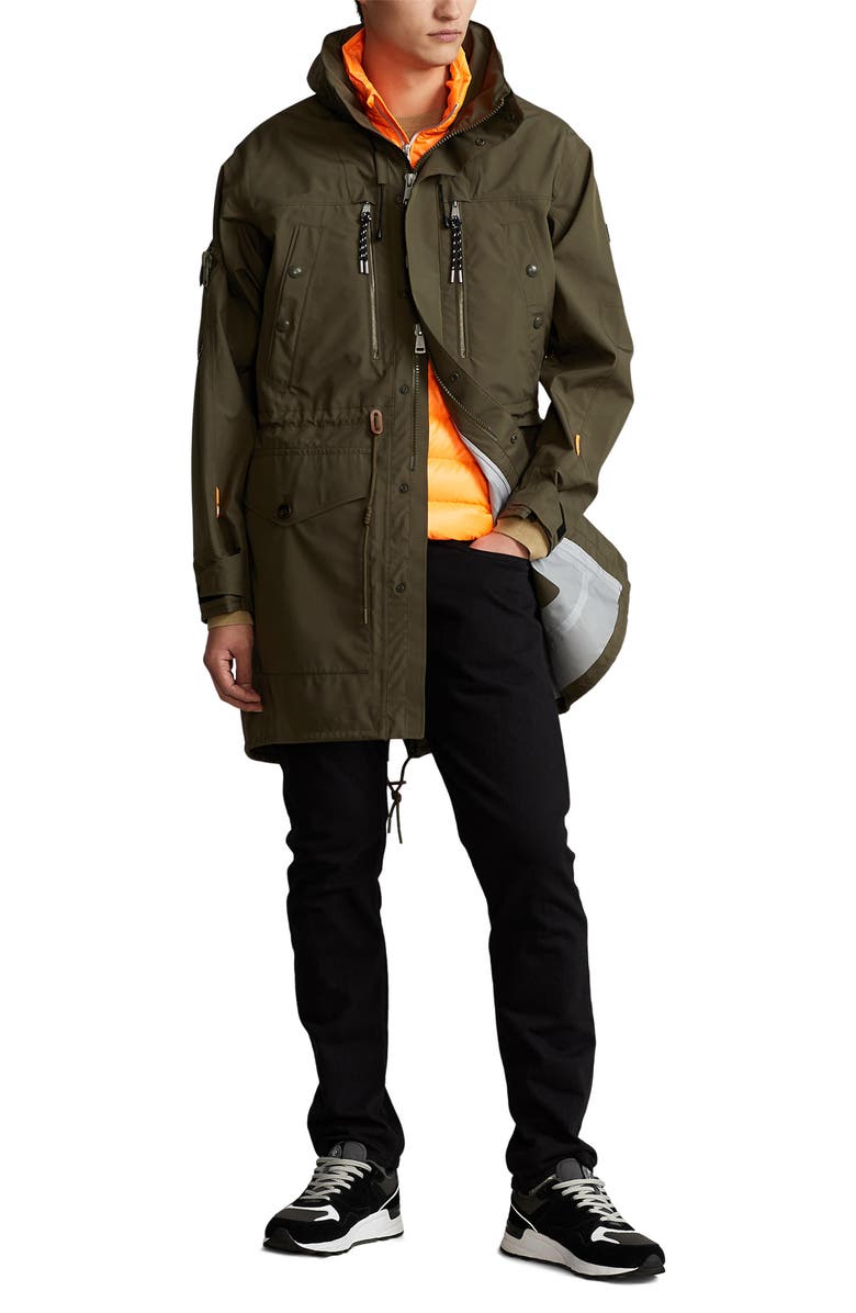 Polo Ralph Lauren Tech Taffeta Peterson Marsh Jacket, Alternate, color, Canopy Olive