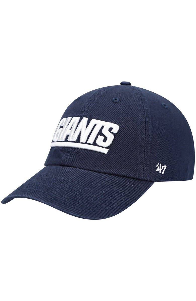 '47 Men's '47 Navy New York Giants Clean Up Legacy Adjustable Hat, Main, color,