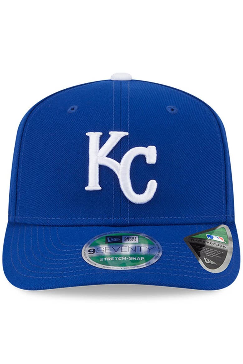 Men's New Era  Royal Kansas City Royals Player Replica 9SEVENTY Adjustable Hat, Alternate, color, Royal