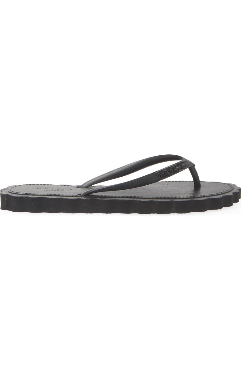 BRIZZA Cookie Cutter Flip Flop, Alternate, color, Black