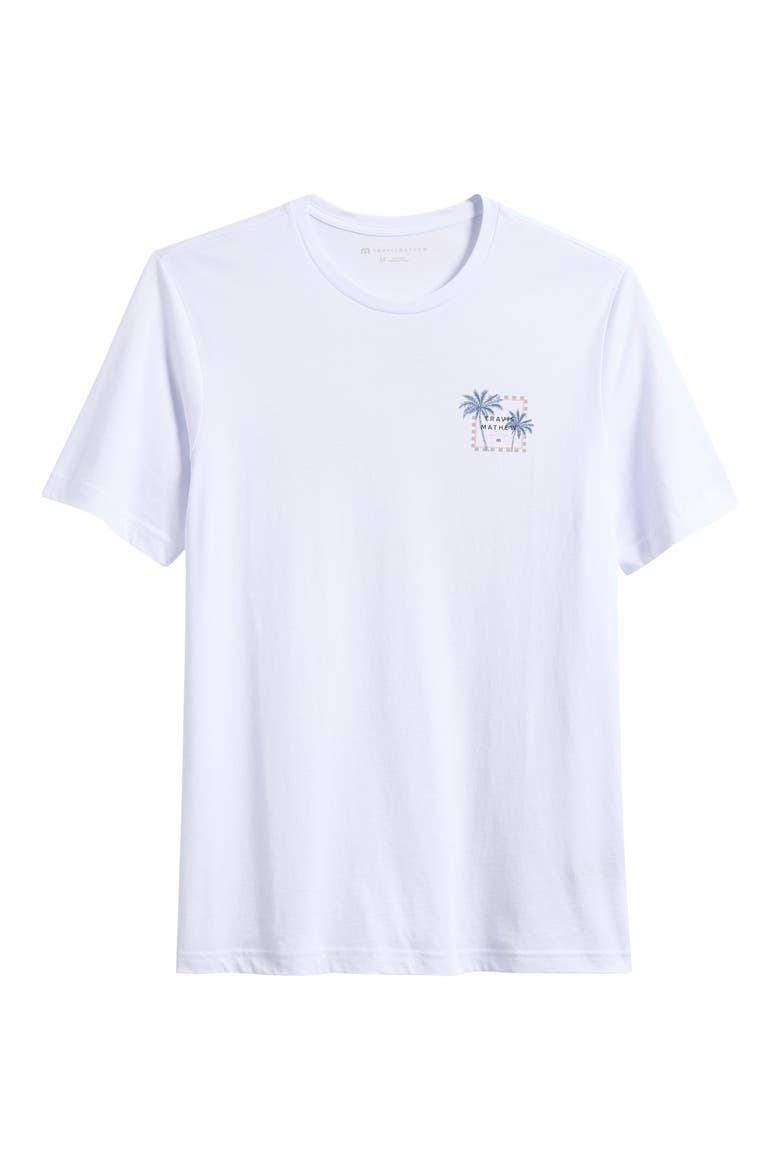 Beach Resort Cotton Graphic T-Shirt, Main, color, WHITE