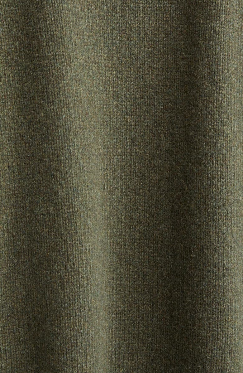 Proenza Schouler Sofia Oversize Cashmere & Wool Crop Cardigan, Alternate, color, Fatigue