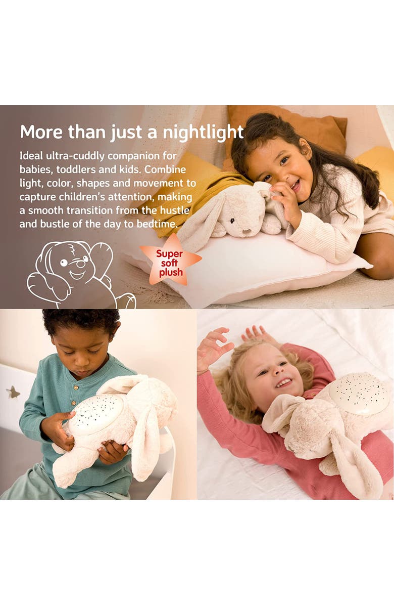 Cloud B Twilight Buddies - Calming Plush Toy & Nightlight Star Projector, Alternate, color, Bunny