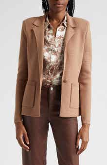 L'AGENCE Lacey Knit Blazer