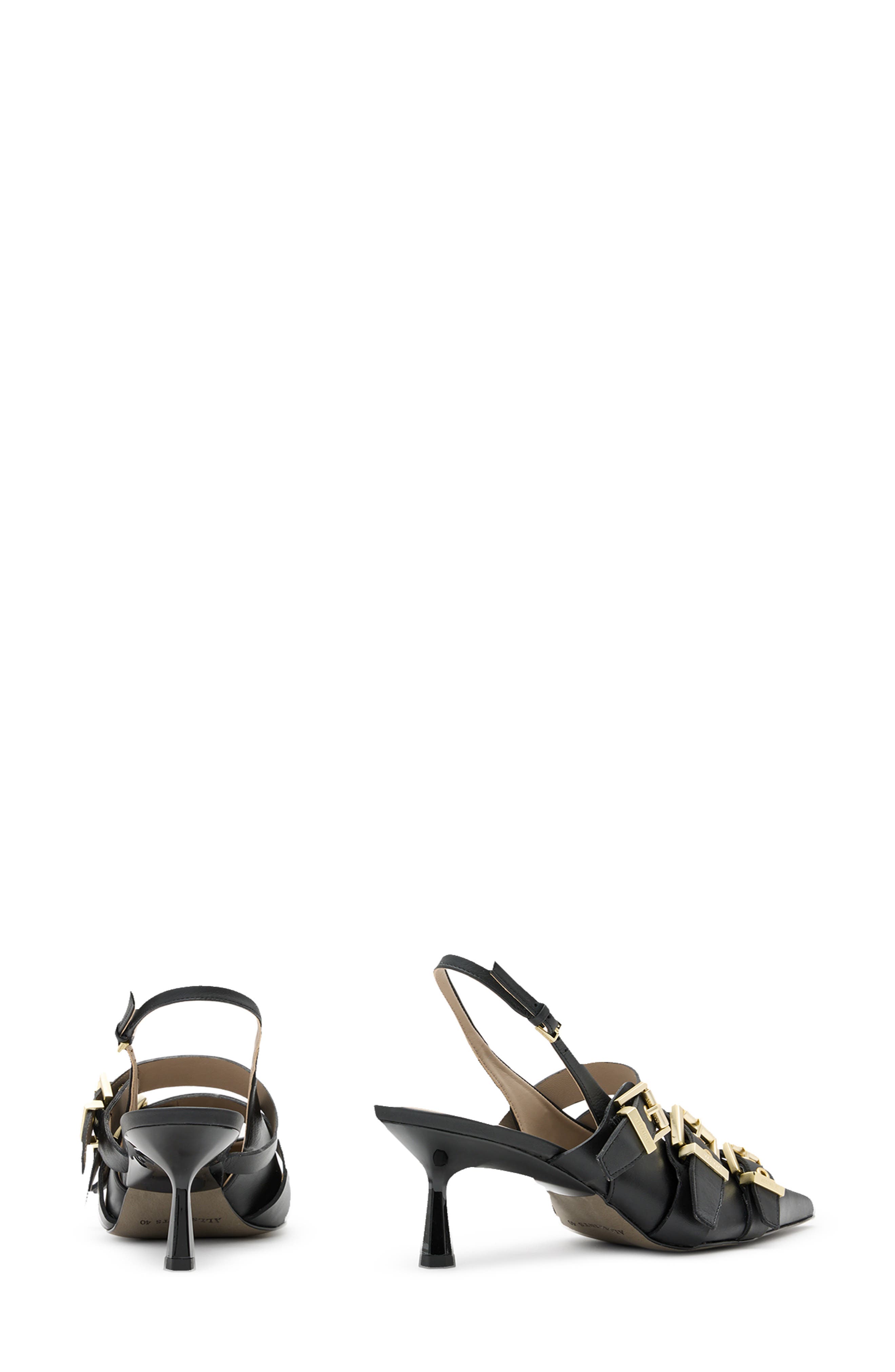 AllSaints Vivian Slingback Pointed Toe Pump, Alternate, color, 